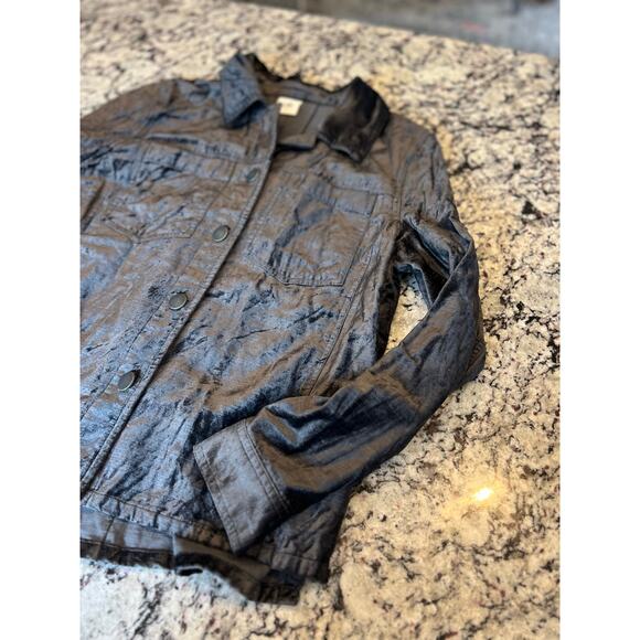 Cabi 3730 Tuesday Topper crushed velvet jacket women’s size S - Picture 4 of 11